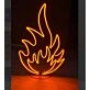 Fire Flame Neon Sign