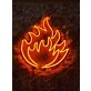 Fire Flame Neon Sign