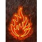 Fire Flame Neon Sign