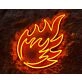 Fire Flame Neon Sign
