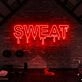 Dripping Sweat Gym Neon Sign