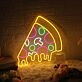 Dripping Pizza Slice Neon Sign