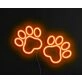 Dog Paw Neon Sign