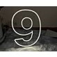 Custom Number Neon Sign