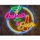 Cocktails and Beer Neon Sign