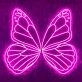 Butterfly Wings V2 Neon Sign