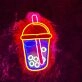 Boba Tea Bubble Tea Neon Sign