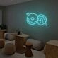 2 Donuts Neon Sign