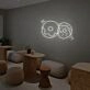 2 Donuts Neon Sign