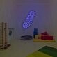 A Hole Astronaut Fly To The Moon Neon Sign