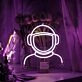 Astronauts Square Neon Sign