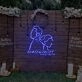 Back To Back Wedding Custom Neon Sign
