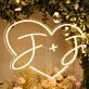 Customize Initials in the heart  Led Neon Sign
