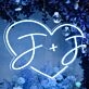 Customize Initials in the heart  Led Neon Sign