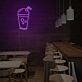 Bubble Milktea Drinks Neon Sign