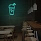 Bubble Milktea Drinks Neon Sign