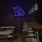 Cola And Humburger Setting Neon Sign