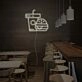 Cola And Humburger Setting Neon Sign