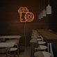 Drinks And Dounts Neon Sign