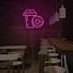 Drinks And Dounts Neon Sign
