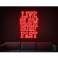 Live Slow Surf Fast Neon Sign