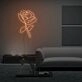 Handmade Roses Line Neon Sign