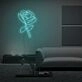 Handmade Roses Line Neon Sign