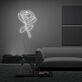 Handmade Roses Line Neon Sign