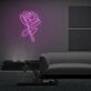 Handmade Roses Line Neon Sign