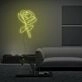 Handmade Roses Line Neon Sign