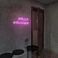 Hello Welcome Neon Sign
