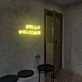 Hello Welcome Neon Sign