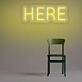 Here Neon Sign