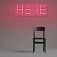 Here Neon Sign