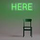 Here Neon Sign