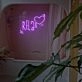 Relax And Heart Neon Sign
