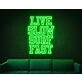 Live Slow Surf Fast Neon Sign