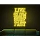 Live Slow Surf Fast Neon Sign