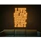 Live Slow Surf Fast Neon Sign