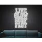 Live Slow Surf Fast Neon Sign