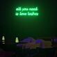 All You Need Is Lashes Neon Sign Custom Neon Sign Lights Night Lamp Led Neon Sign Light For Home Party