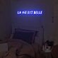 La Vie Est Belle Neon Sign Custom Neon Sign Lights Night Lamp Led Neon Sign Light For Home Party