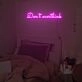 Dont Overthink Neon Sign Custom Neon Sign Lights Night Lamp Led Neon Sign Light For Home Party MG10120