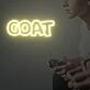 GOAT Neon Sign Custom Neon Sign Lights Night Lamp Led Neon Sign Light For Home Party