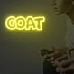 GOAT Neon Sign Custom Neon Sign Lights Night Lamp Led Neon Sign Light For Home Party