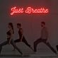 Just Breathe Neon Sign Custom Neon Sign Lights Night Lamp Led Neon Sign Light For Home Party