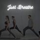 Just Breathe Neon Sign Custom Neon Sign Lights Night Lamp Led Neon Sign Light For Home Party