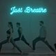 Just Breathe Neon Sign Custom Neon Sign Lights Night Lamp Led Neon Sign Light For Home Party