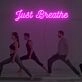 Just Breathe Neon Sign Custom Neon Sign Lights Night Lamp Led Neon Sign Light For Home Party