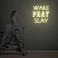 Wake Pray Slay Neon Sign Custom Neon Sign Lights Night Lamp Led Neon Sign Light For Home Party